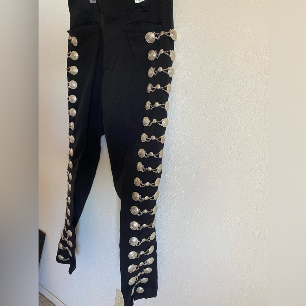 Mariachi Suit Detailed Buckles Bolero Jacket Mens Small Women’s Medium